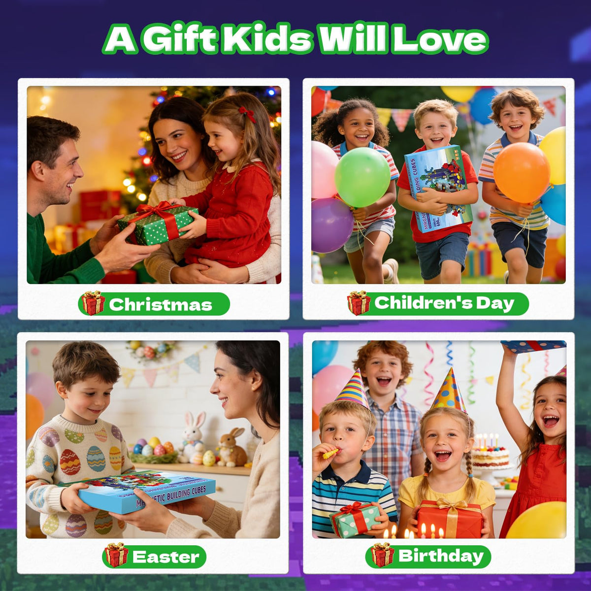 KCCHZ open-ended learning toys boost early spatial awareness and concentration.