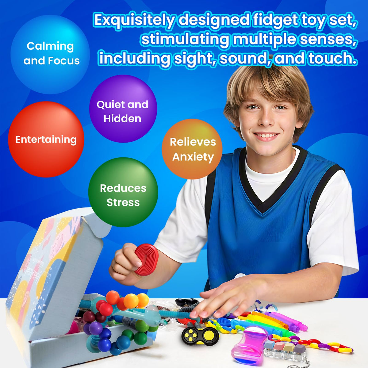 KCNVLCK textured sensory stones provide tactile input for fine motor skills