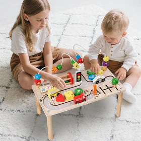 KDSFT Activity Table block puzzle promotes sequencing and motor skills