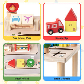 KDSFT Activity Table cars encourage imaginative role-play during playtime