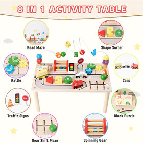 KDSFT Activity Table rainbow gears support visual tracking and learning