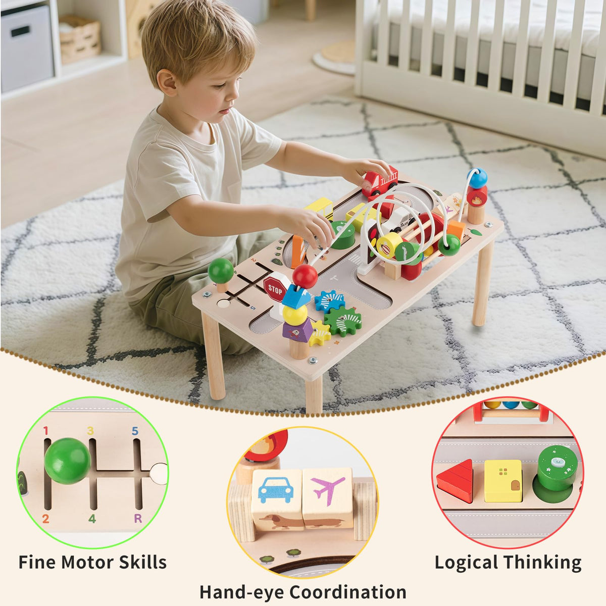 KDSFT Activity Table traffic signs inspire pretend play and recognition