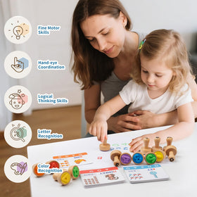 KDSFT Shapes and patterns stamps boost shape recognition and matching.