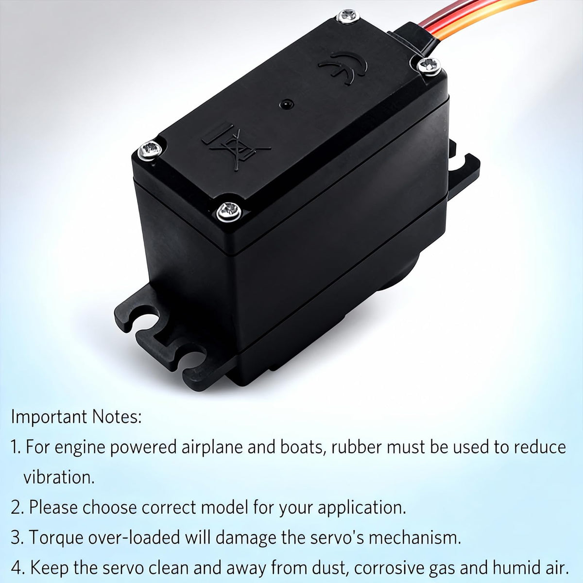 KEAcvise MG996R servo compatible with Futaba Hitec Sanwa GWS receivers