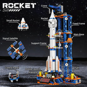Kececo desk-friendly rocket model ideal for shelves and window displays.