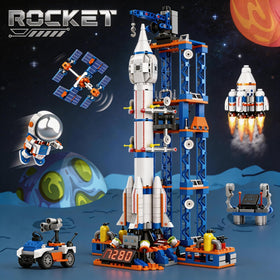 Kececo rocket kit mobile launch platform with unfolding robotic arm in action.