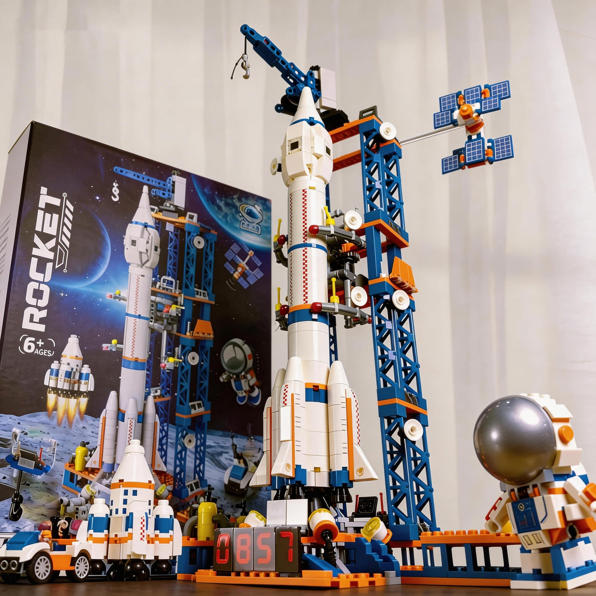 Kececo model rocket building kit rocket assembly for display and hands-on learning.