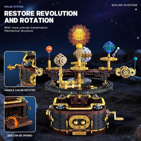 Kececo spinning solar system assembly guide visual steps for easy building.