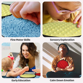 Keculf sensory mats are compact and lightweight for easy transport and setup.