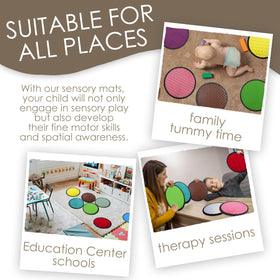 Keculf sensory mats are machine washable for quick cleanup after play.