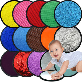 Keculf sensory mats with multi-color tiles for rich tactile play and imaginative exploration.