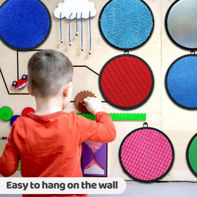 Keculf sensory mats in 16 colors encourage sharing and collaborative exploration.