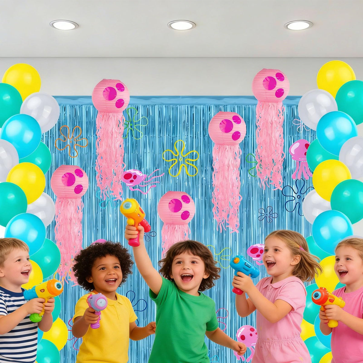 Kedaijin balloon ribbon to finish the look