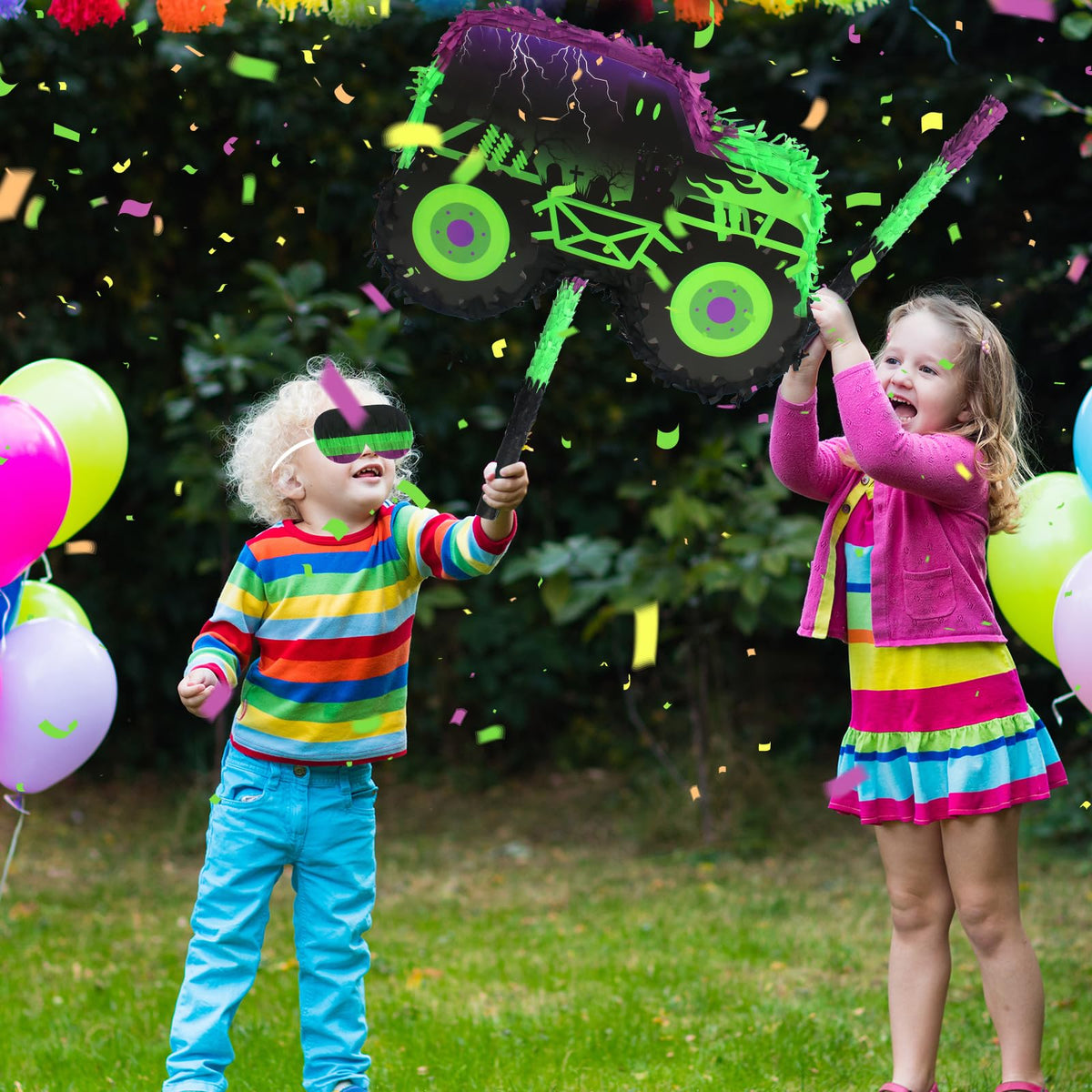 Kedaijin pinata confetti bag, adds color when the pinata breaks