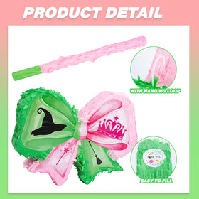 Kedaijin pinata includes a sturdy stick for easy smashing.