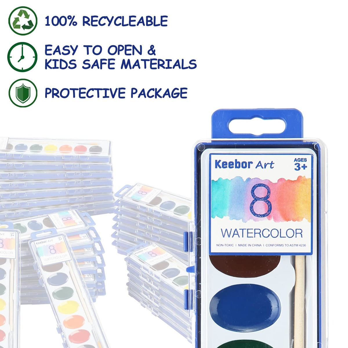 Keebor kid-safe non-toxic paints ensure worry-free painting for home or school