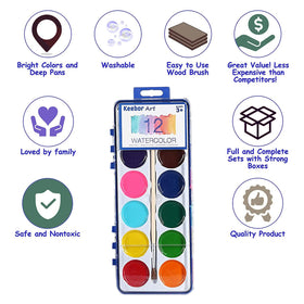 Keebor pigments deliver vivid colors and smooth blends.