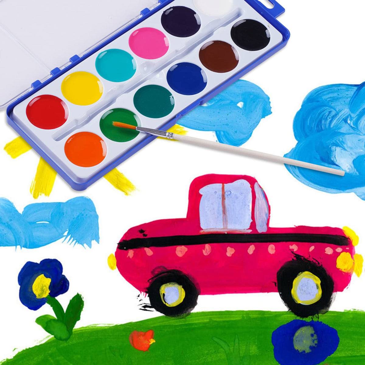 Keebor washable paints reduce mess in busy households.