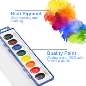 Keebor wood paintbrush included for precise brushstrokes during projects