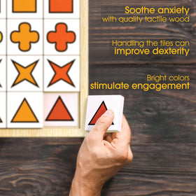 Keeping Busy compact storage bag keeps dementia game pieces organized at home