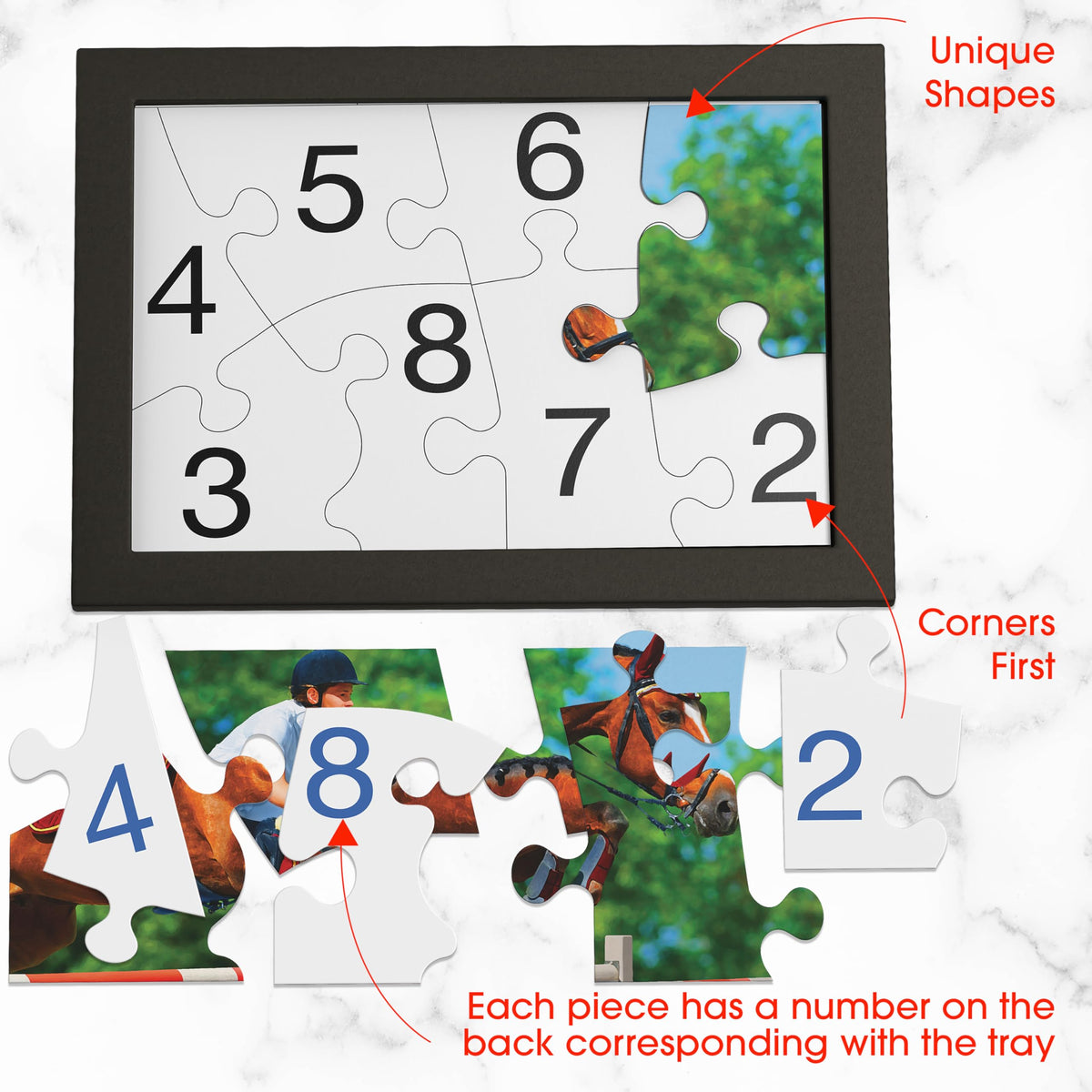 Keeping Busy giant-piece dementia puzzles for seniors – promotes focus and coordination