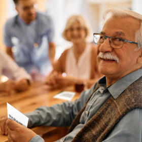 Keeping Busy Lets Chat giftable dementia set ideal for seniors.