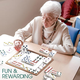 Keeping Busy Match the Dots Dominoes group play for up to four participants