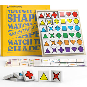 Keeping Busy Match The Shapes tiles for cognitive engagement and large-grip handling