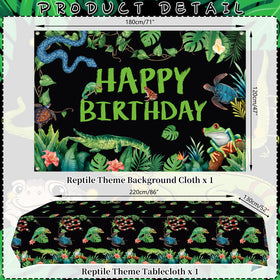 KEFAN reptile balloons pack brings jungle vibes to any celebration.