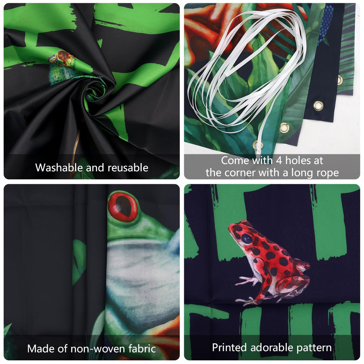 KEFAN reptile napkins finish the feast with convenient disposables.
