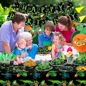 KEFAN reptile tablecloth and utensils kit protects surfaces and simplifies cleanup