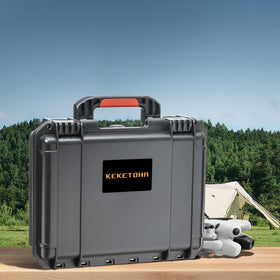 Keketoha black hard case for RC2, portable protection for accessories.