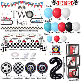KELENO 134 balloon arch adds vibrant race day flair