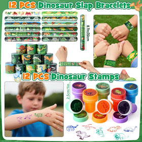 KELENO dino slap bracelets add wearable fun and instant party flair for kids.