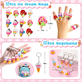 KELENO ice cream keychains as take-home keepsakes