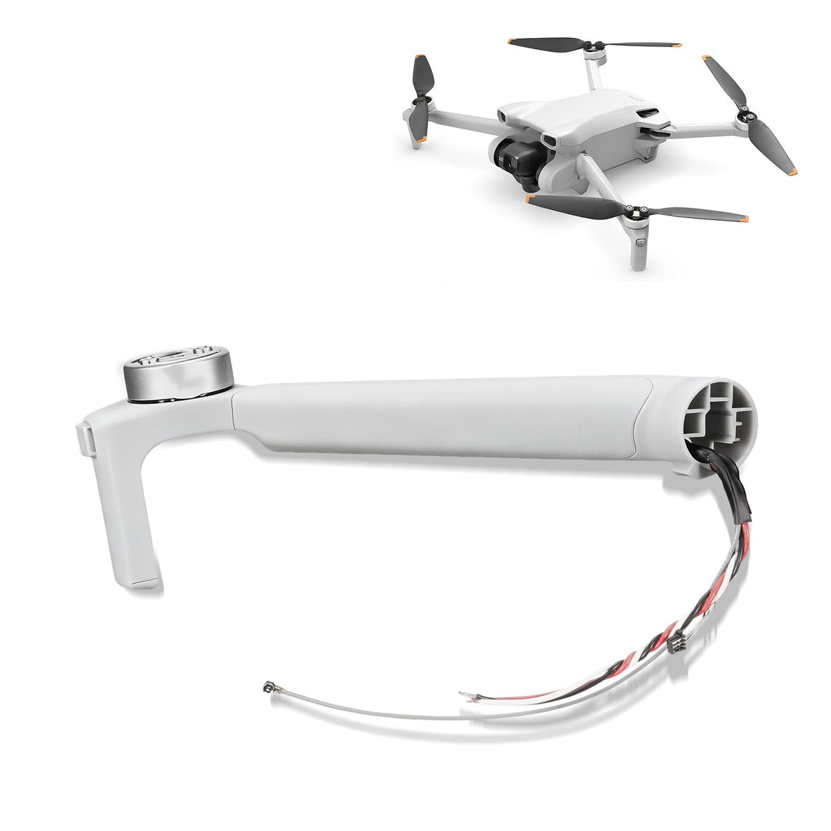 Kelmado Mini 3 front-right arm assembly for precise drone repair and restored flight control