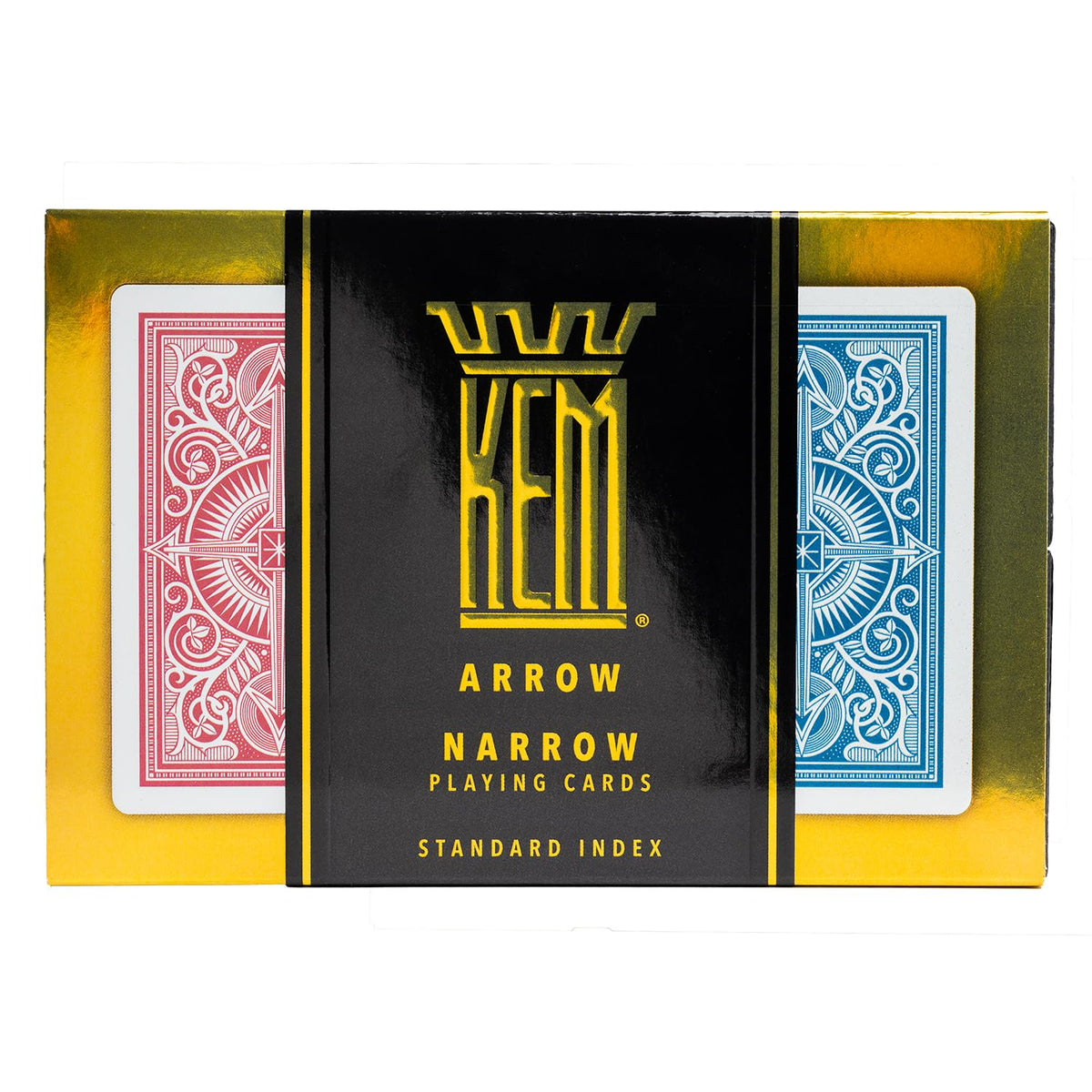 KEM Arrow casino-grade playing cards designed for professional gameplay.