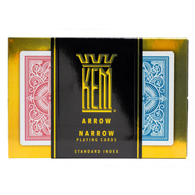 KEM Arrow casino-grade playing cards designed for professional gameplay.