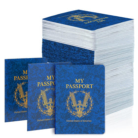 Kenburg passport notebook bulk 60-count, cost-effective party favors for large events.