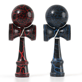Kendama Toy Co. 2Pack red and black kendama, full-size skill toy for coordination.