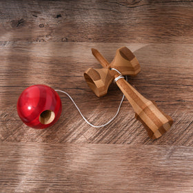 KENDAMA TOY CO red competition kendama full-size for lively play