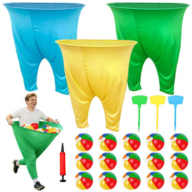 Kengvo Granny Pants pack in yellow, blue and green for instant backyard fun.