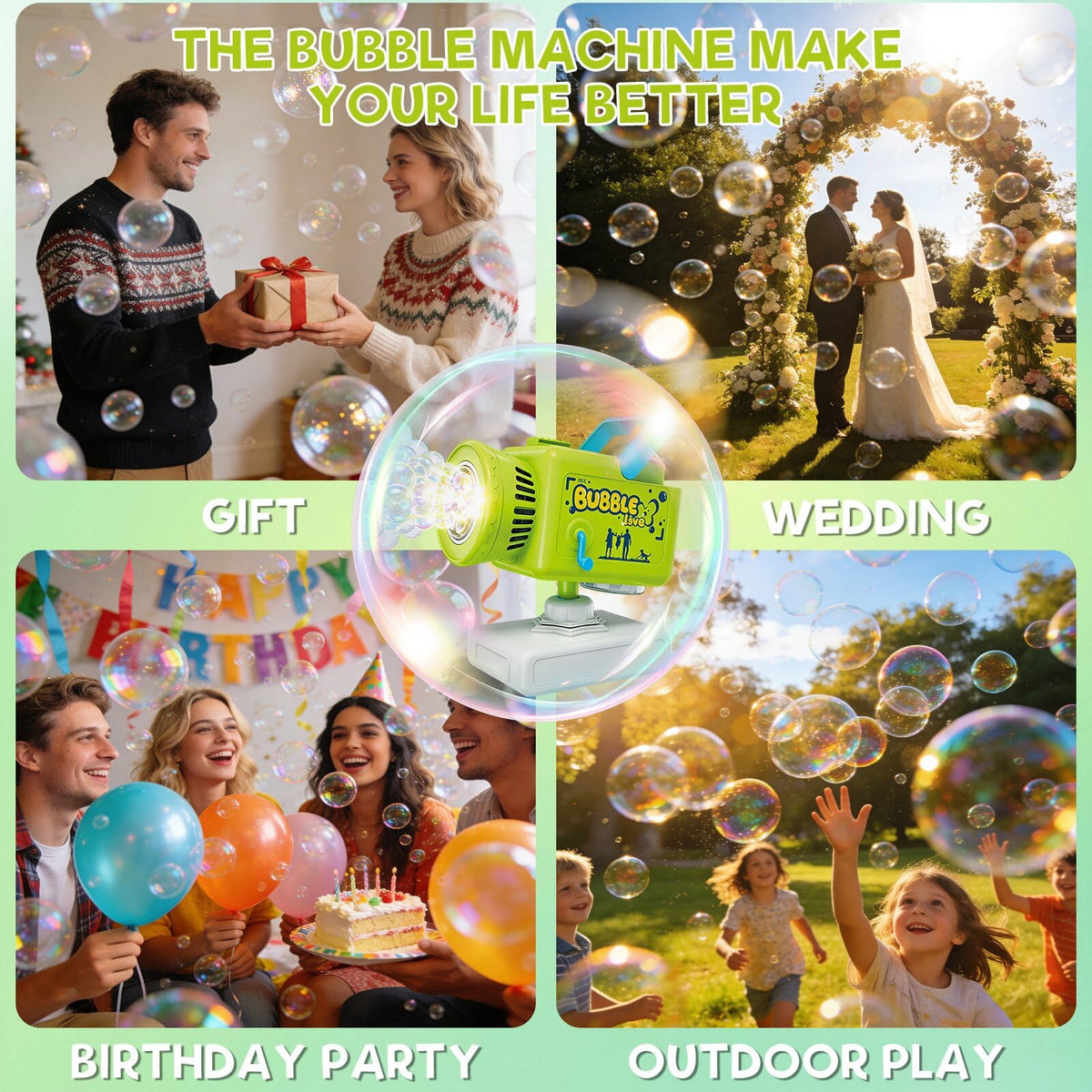 KENVC camera bubble machine rotates 360 degrees to create immersive visuals