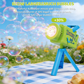 KENVC camera bubble machine features Type-C charging for quick recharges