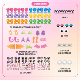 kenvc nano rubber balls and accessories ready for colorful balloon crafts
