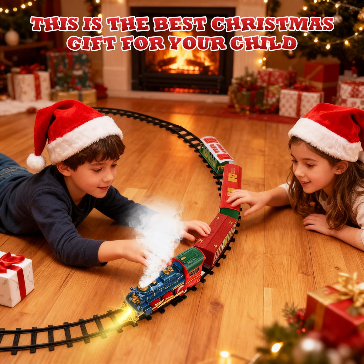 kenvc Train Set easy assembly design enables quick setup.