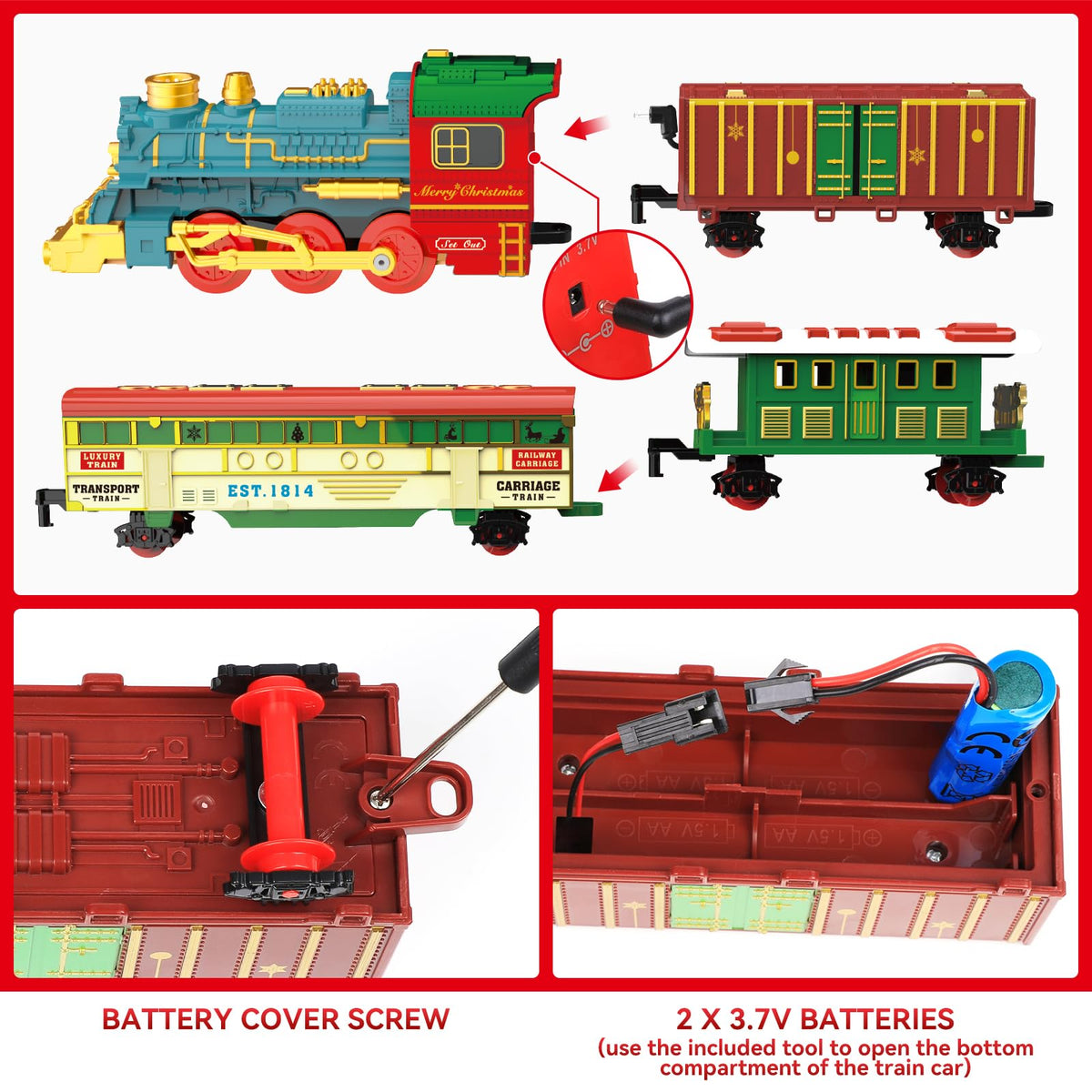 kenvc Train Set track layout with varied elevations for dynamic play.