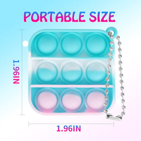 KENWQZI 100-piece mini pop keychain bulk set displayed together.
