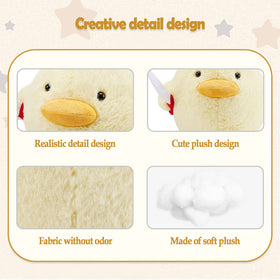 Kephay knife-detail plush accent adds playful design charm