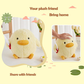 Kephay plush throw pillow Duck design for sofa or bed decor
